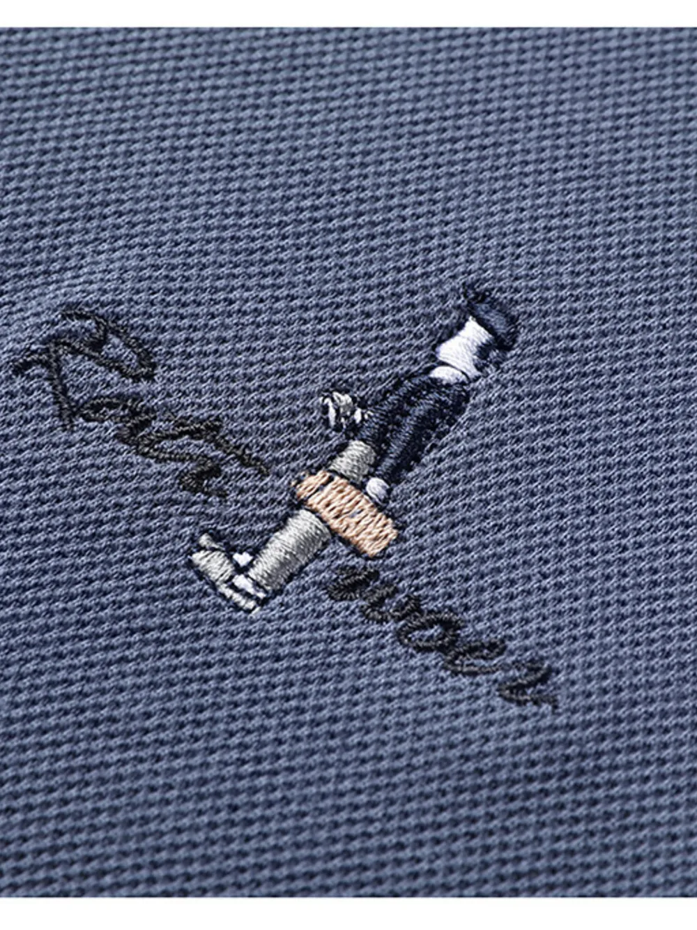 Men's Plus Size Button Detail Long Sleeve Polo, image 6