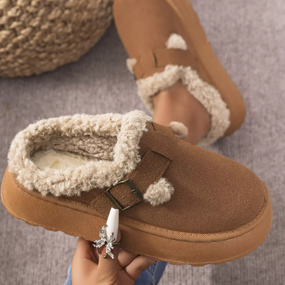 Round Toe Platform Slippers, image 7