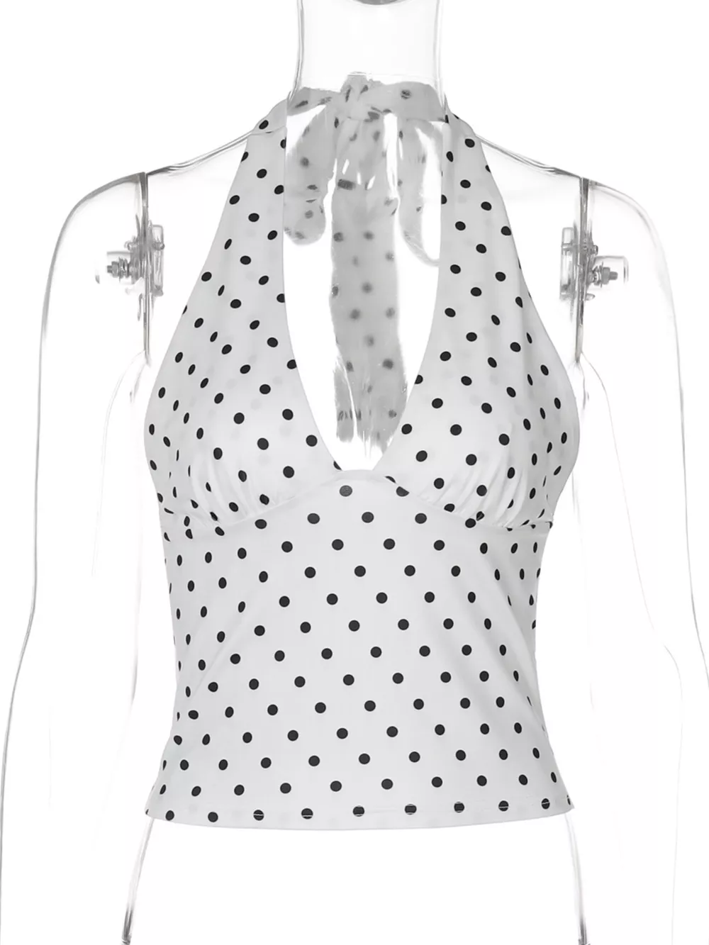 Polka Dot Halter Neck Cami, image 7
