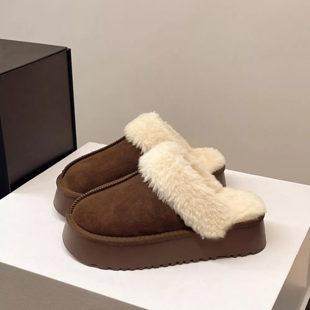 Round Toe Platform Slippers, image 10