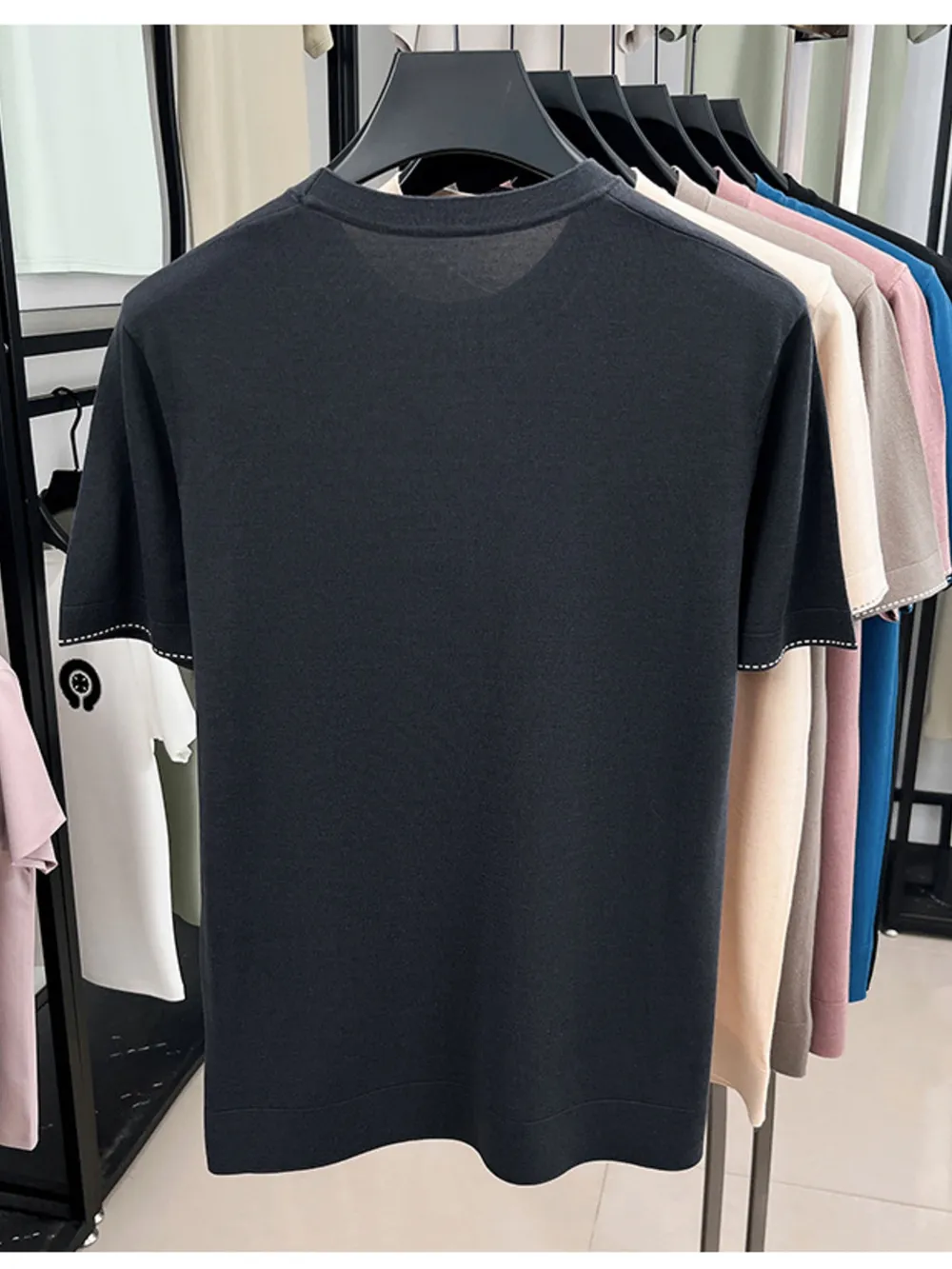 Men's Full Size Short Sleeve Crew Neck T-Shirt Plus Size, image 8