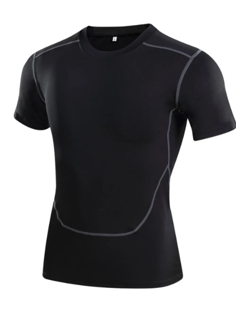Men's Full Size Round Neck Short Sleeve Active T-Shirt Plus Size, image 3