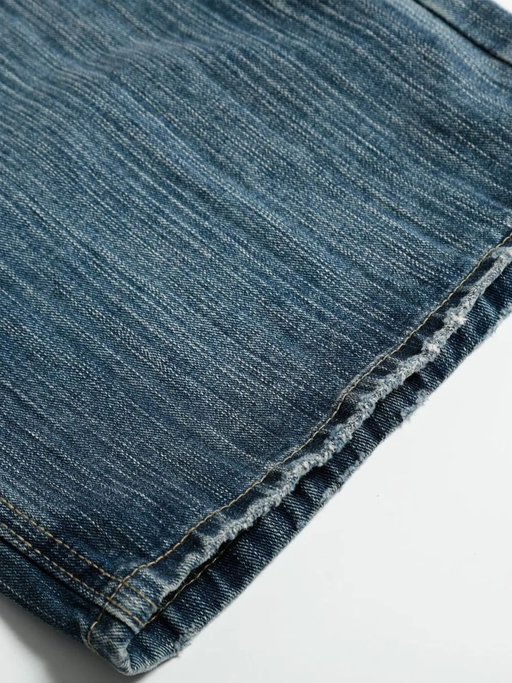 Men's Vintage Wide Leg Pearl Detail Jeans, image 6