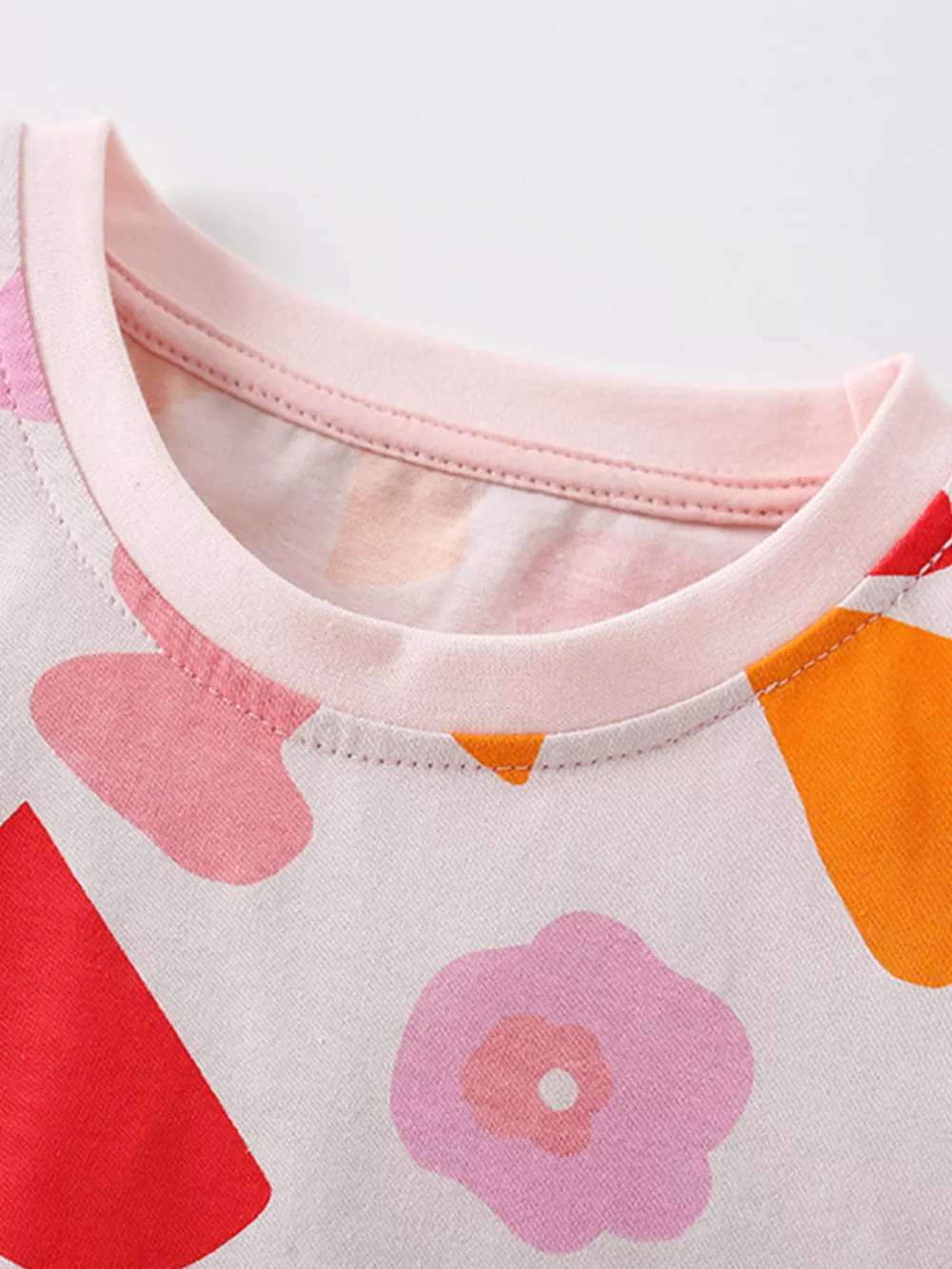 Children's Printed Round Neck Top and Shorts Set, image 5