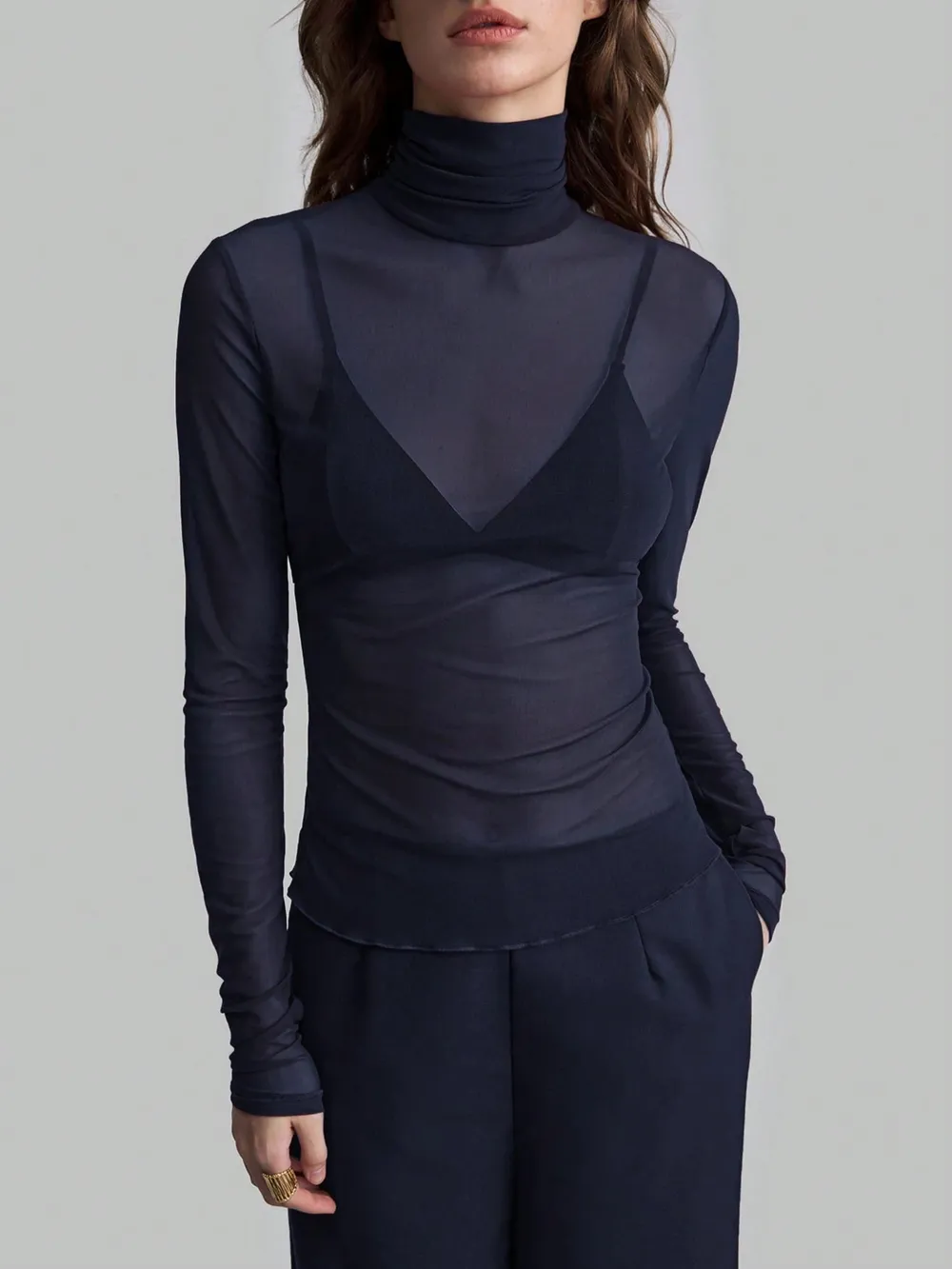 Turtleneck Long Sleeve Top, image 15