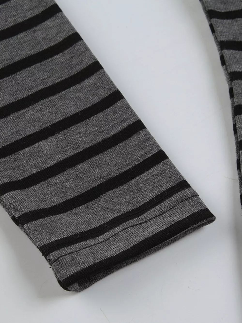 Striped Boat Neck Long Sleeve T-Shirt, image 8