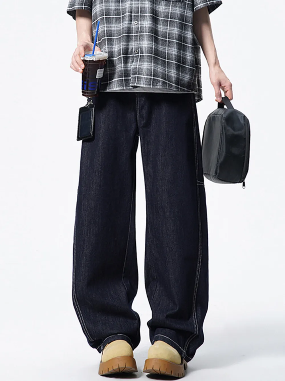 Men's Wide Leg Jeans