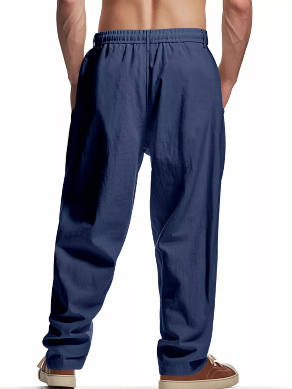 Men's Full Size Drawstring Loose Fit Pants Plus Size, image 13