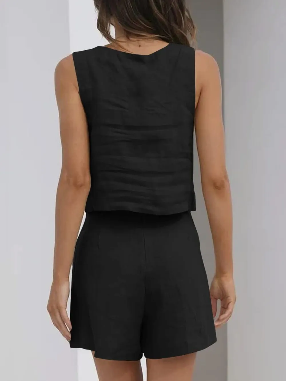 Square Neck Tank and Shorts Set, image 26