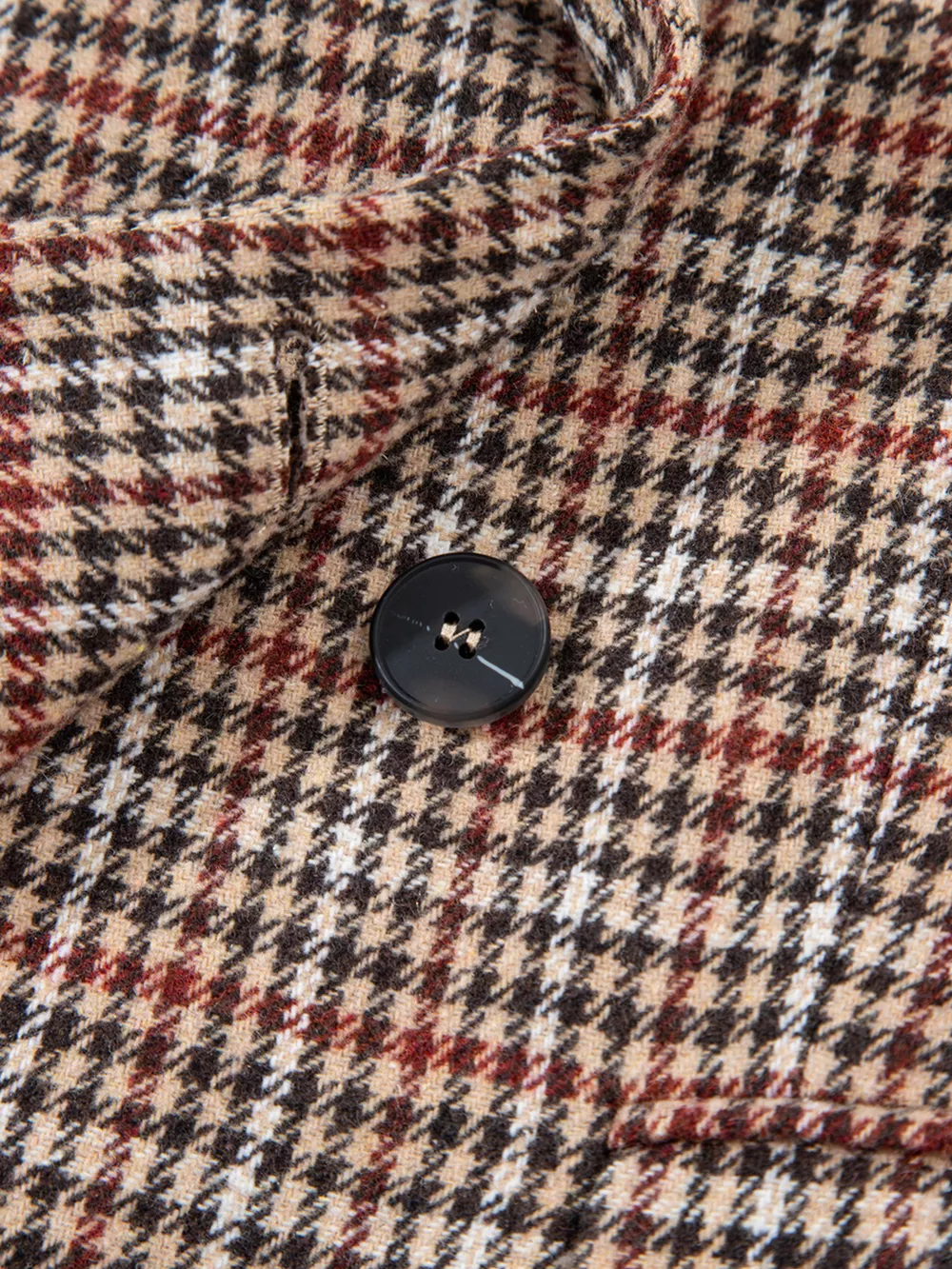 Houndstooth Lapel Collar Blazer, image 11