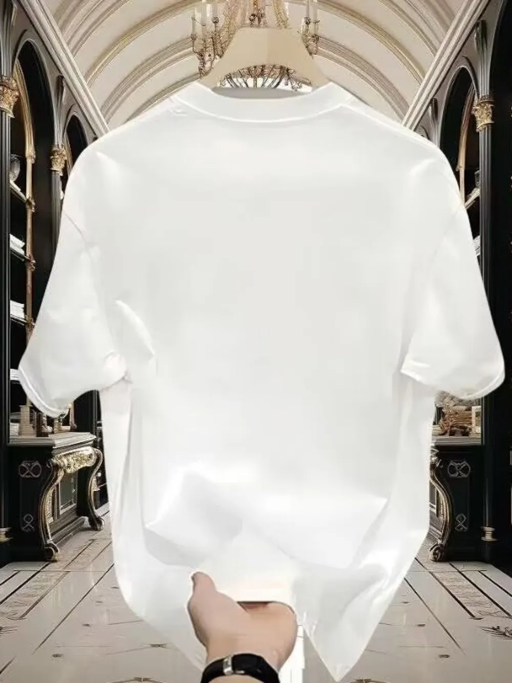 Men's Full Size Graphic Round Neck Short Sleeve T-Shirt Plus Size, image 4