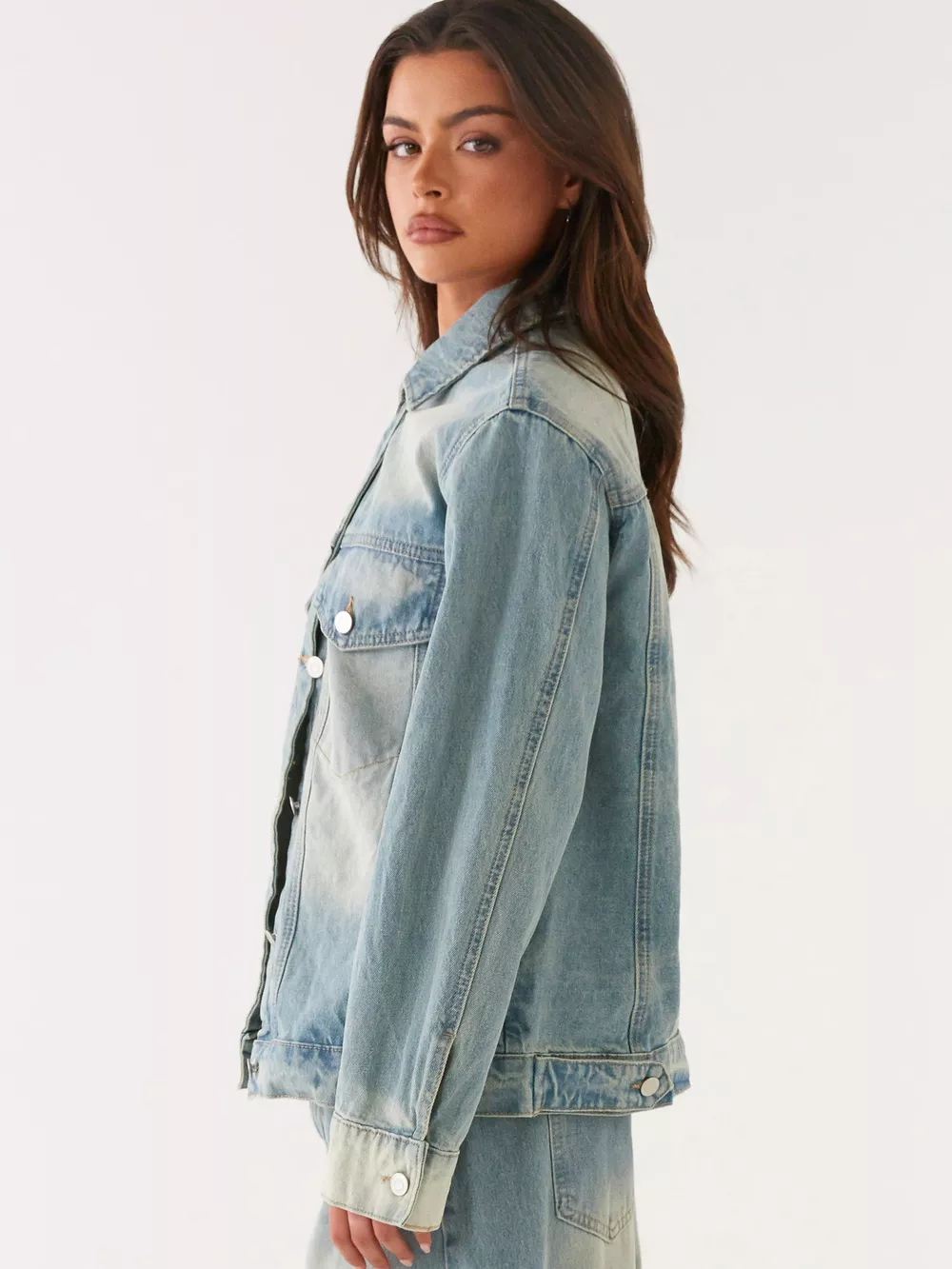 Button Up Denim Jacket and Jeans Set, image 7