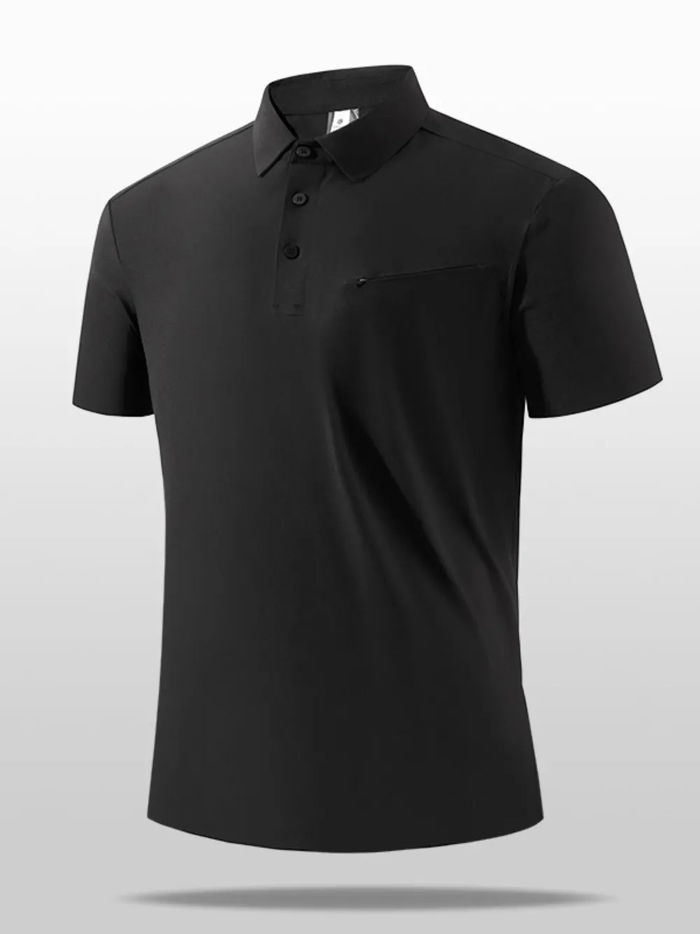 Men's Plus Size Button Detail Short Sleeve Polo, image 9
