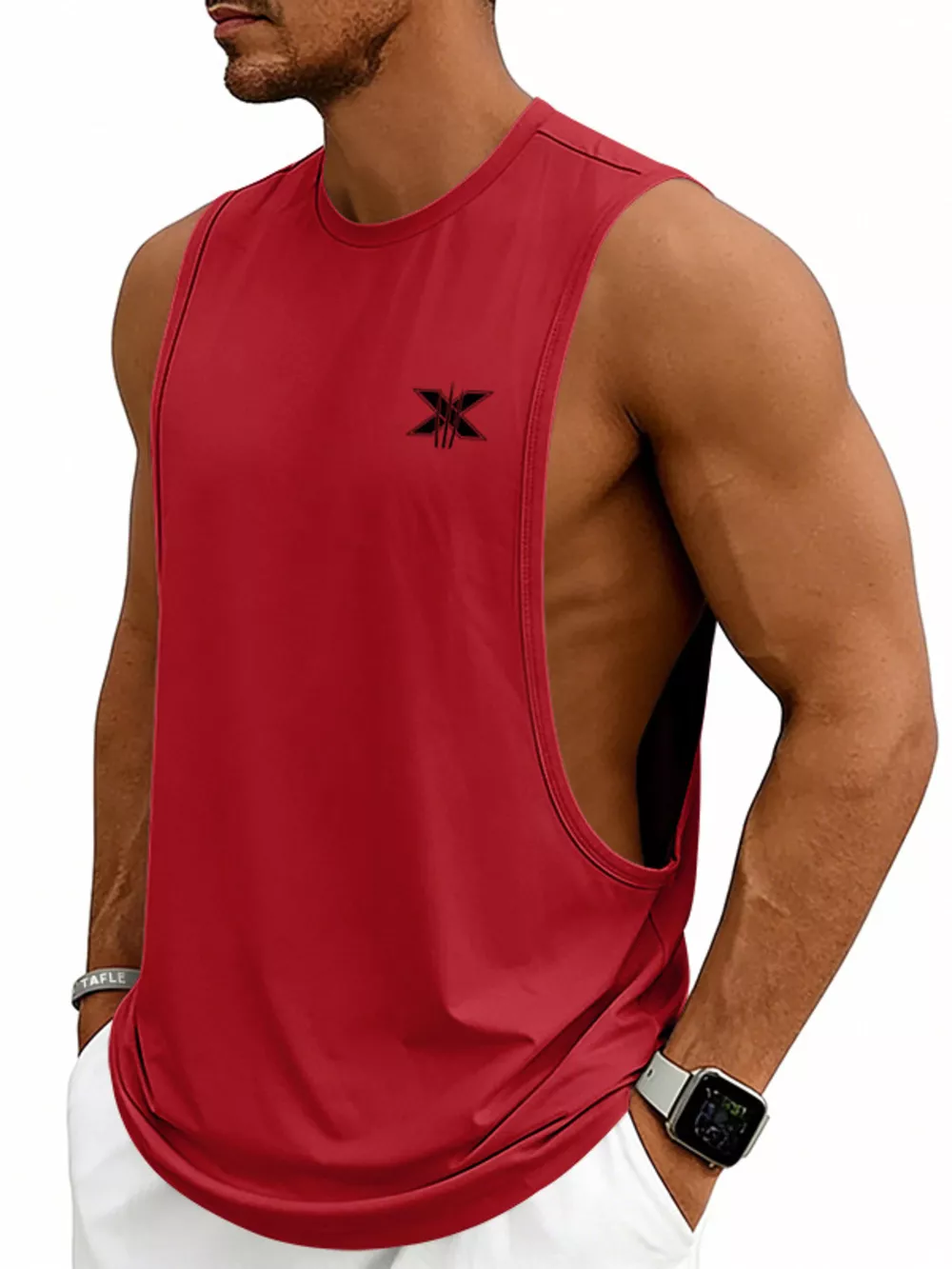 Men's Full Size Round Neck Tank Plus Size, image 6