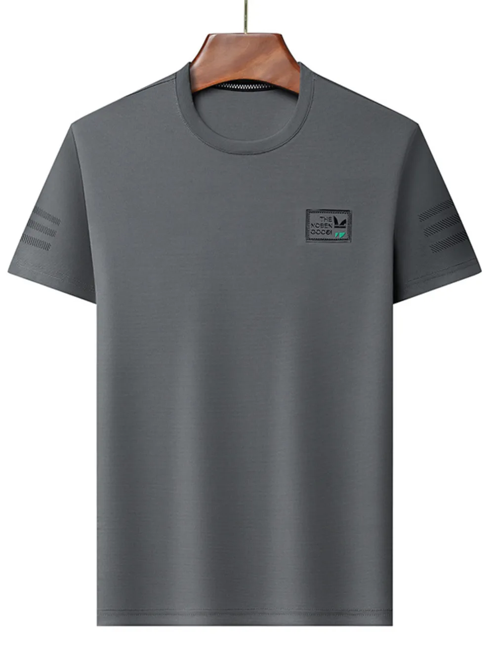 Men's Plus Size Crew Neck Short Sleeve T-Shirt, image 9