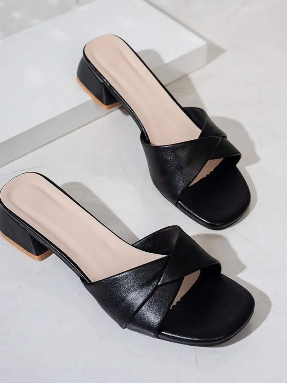 Open Toe Block Heels Sandals, image 3