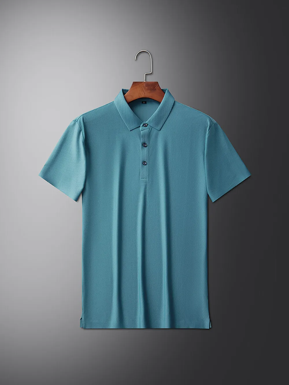 Men's Plus Size Breathable Short Sleeve Polo Shirt, image 7