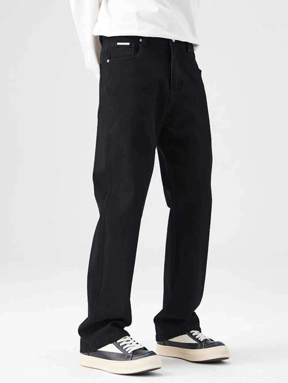 Men's Full Size Wide Leg Jeans Plus Size, image 4