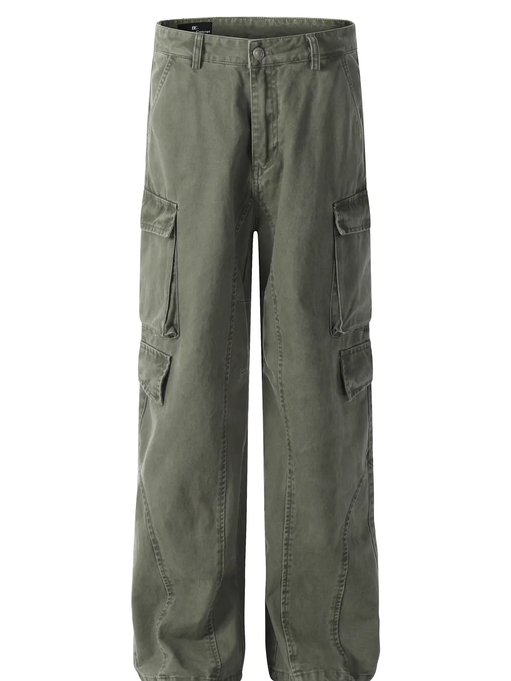 Men's Cargo Pants with Multiple Pockets, image 2