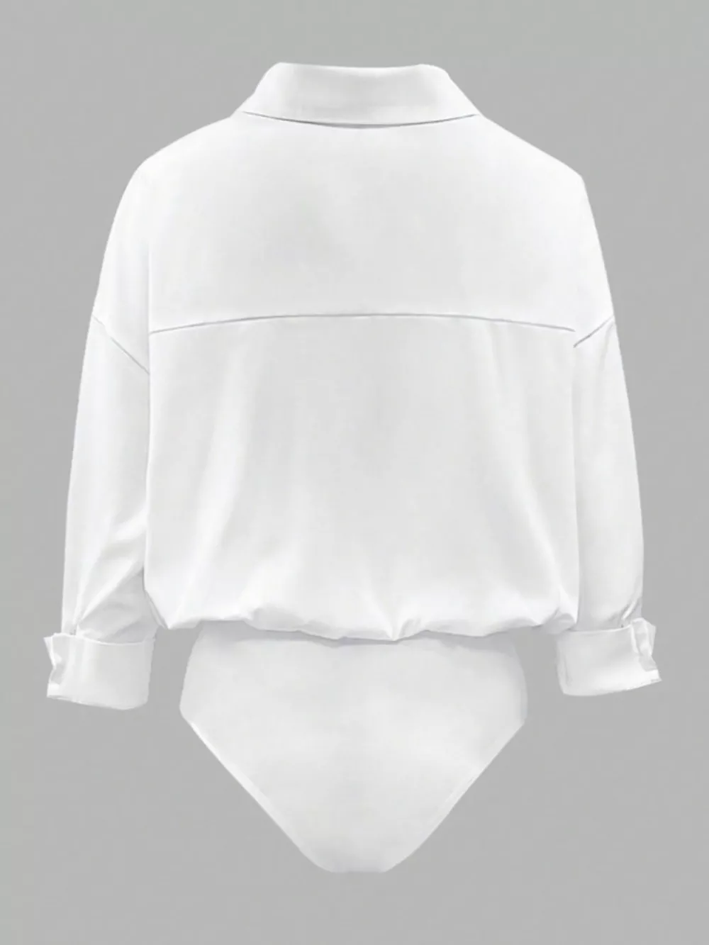 Button-Down Long Sleeve Bodysuit, image 4