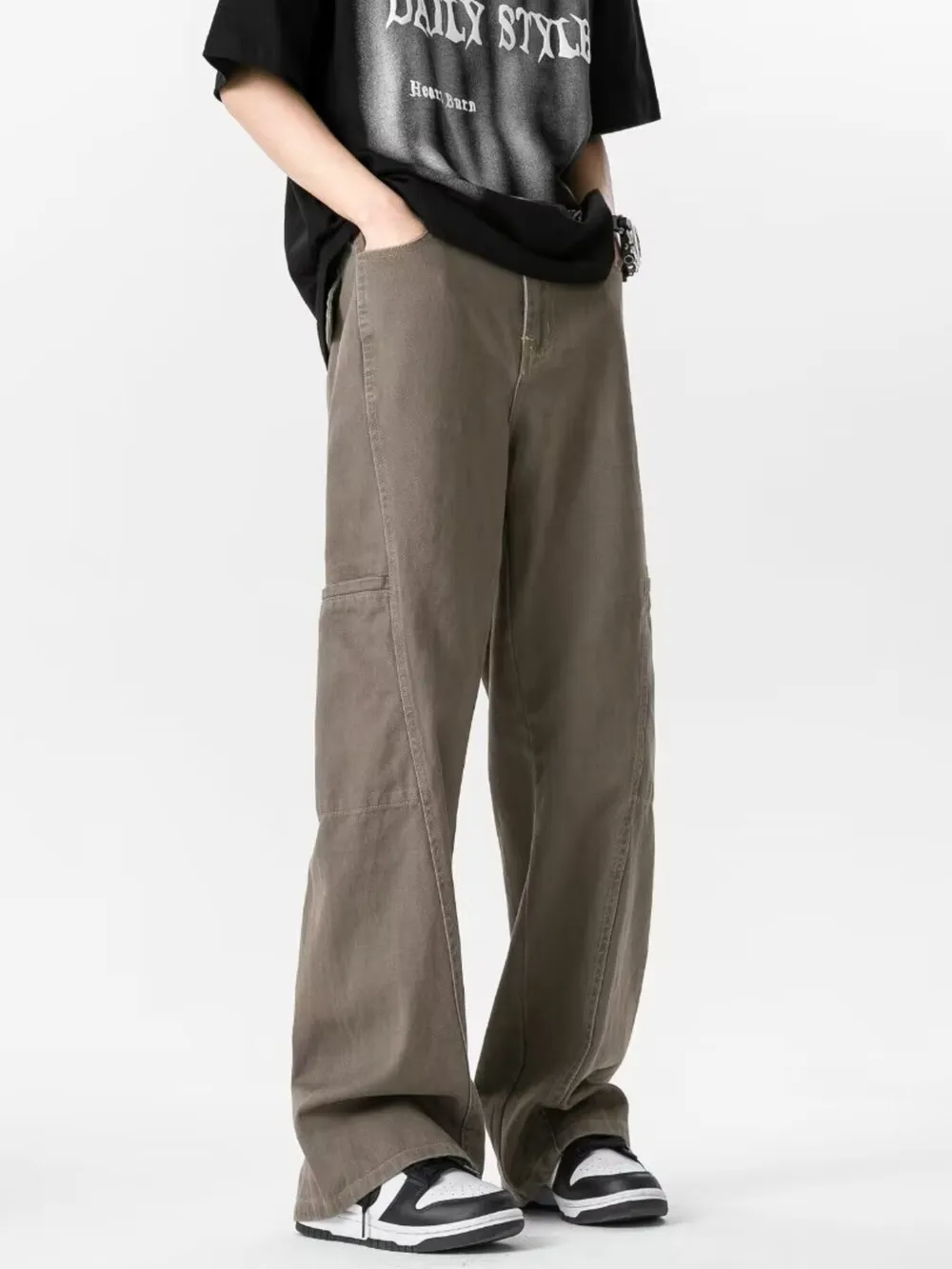 Men's Plus Size Loose Fit Pants, image 4