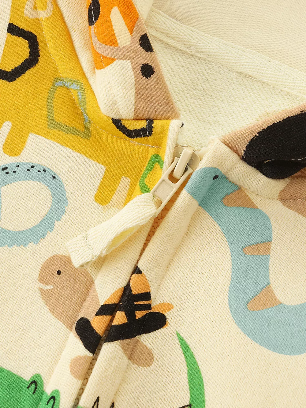 Children's Animal Print Zip-Up Hoodie, image 3