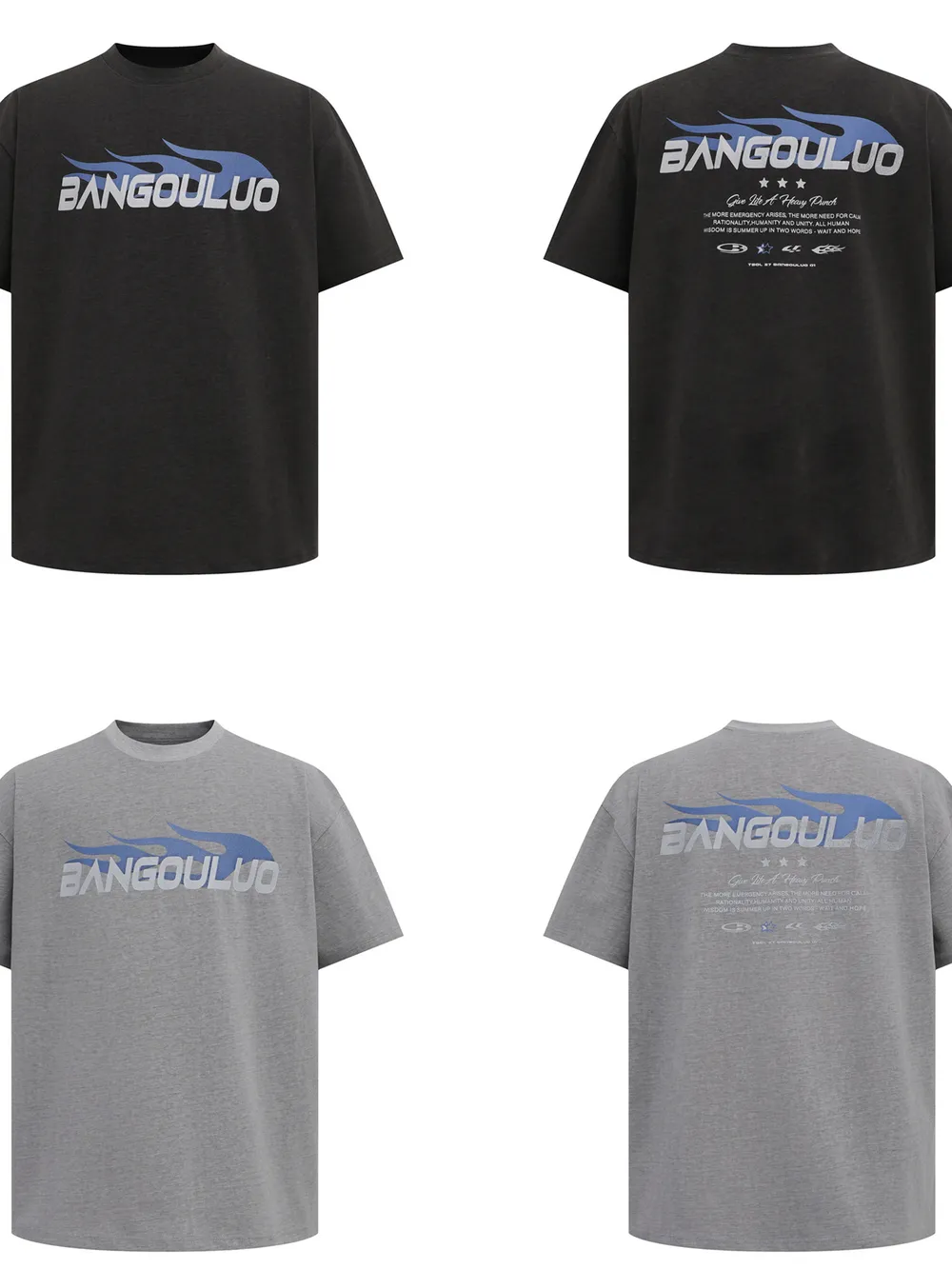Men's BANGOULUO Graphic Short Sleeve T-Shirt, image 5