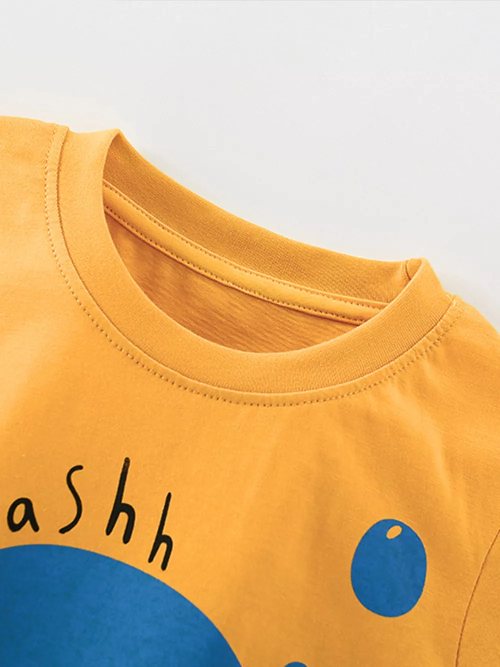 Children's Whale Round Neck Tee and Shorts Set, image 3