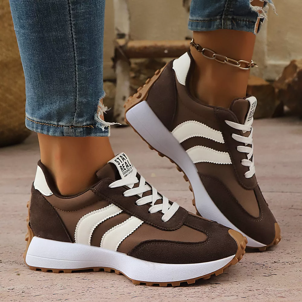 Round Toe Lace Up Sneakers, image 17