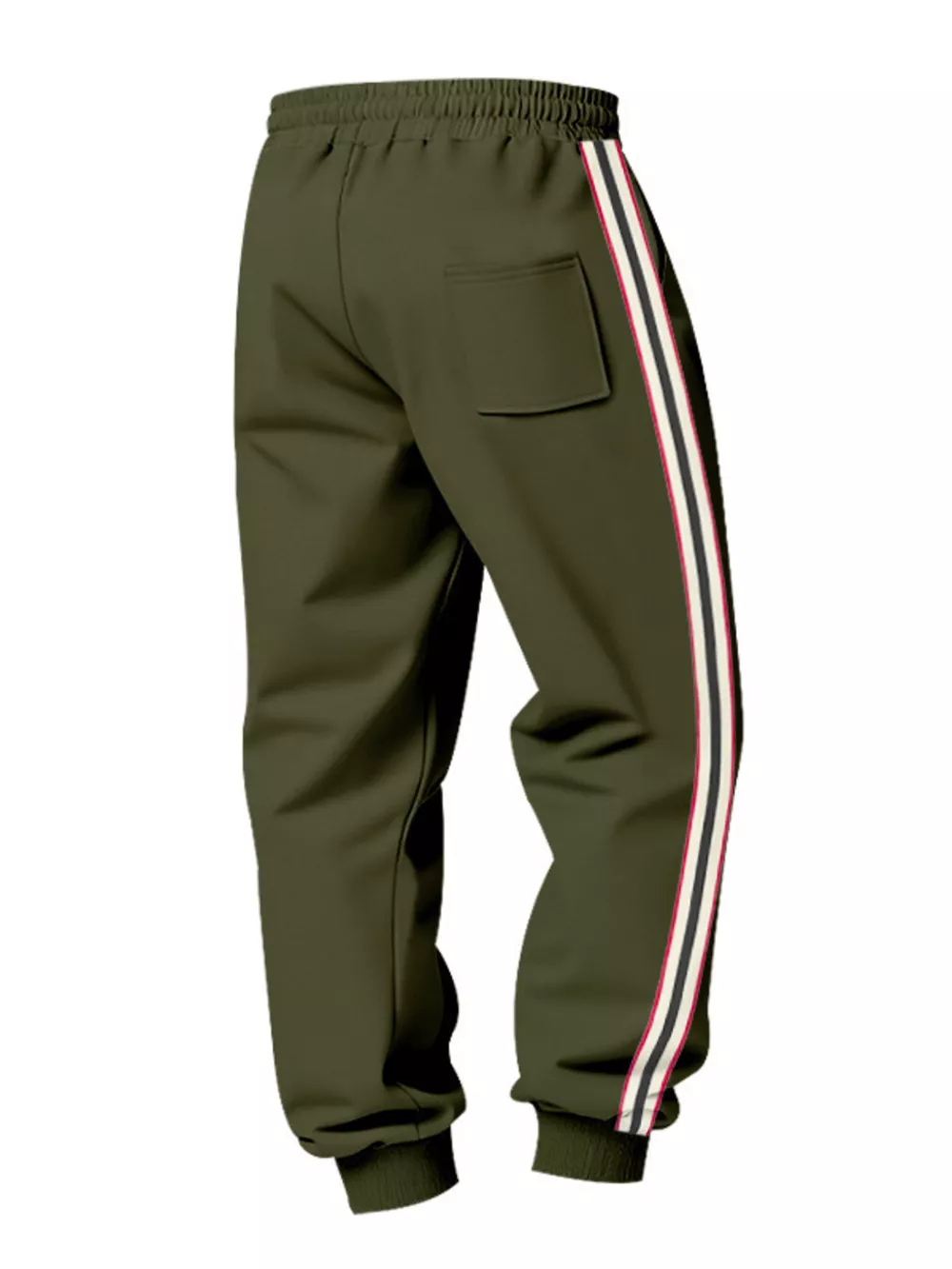 Men's Full Size Side-Striped Drawstring Joggers Plus Size, image 7