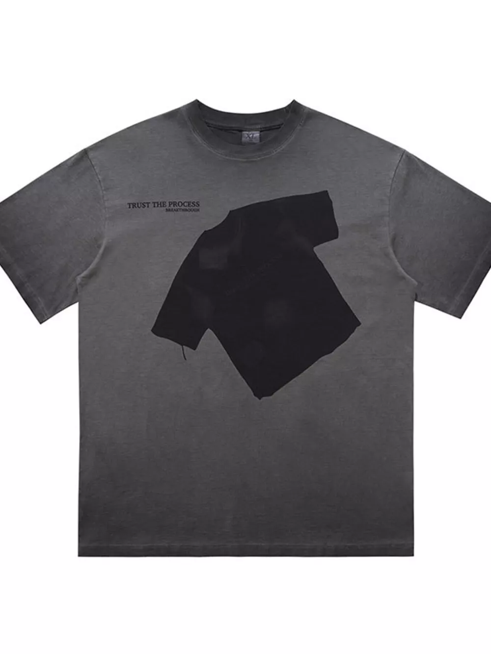 Men's Graphic Washed Round Neck T-Shirt, image 4