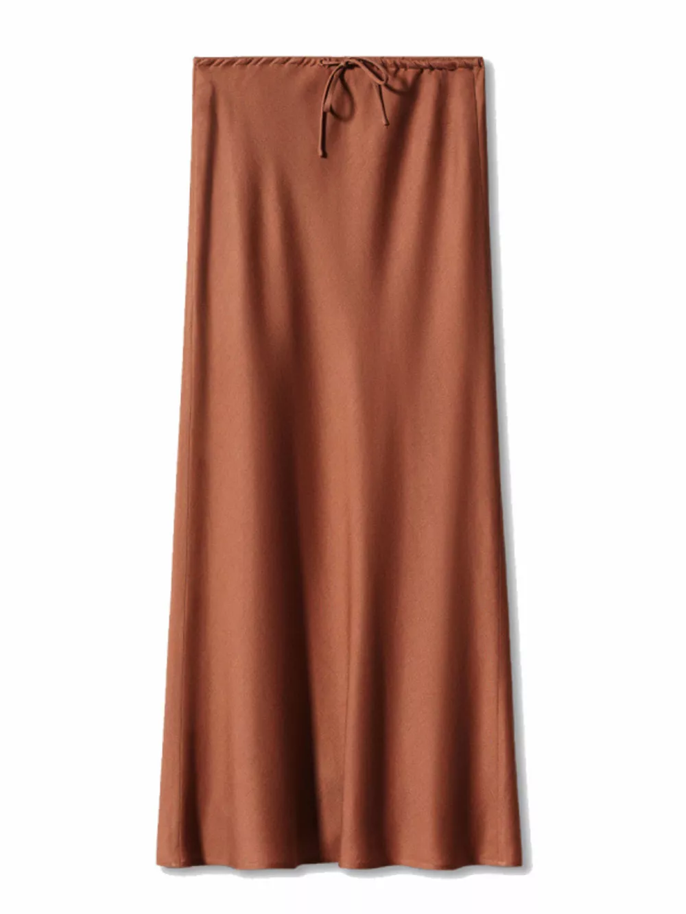 Satin Midi Skirt, image 4