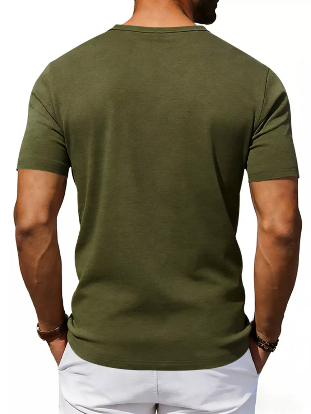 Men's Full Size Short Sleeve Pocket T-Shirt Plus Size, image 2