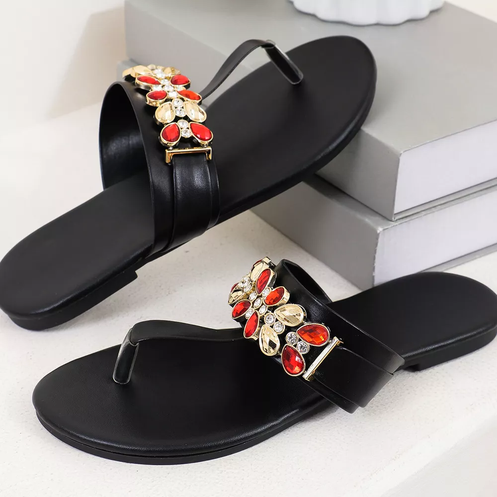Toe Post Flats Sandals, image 8