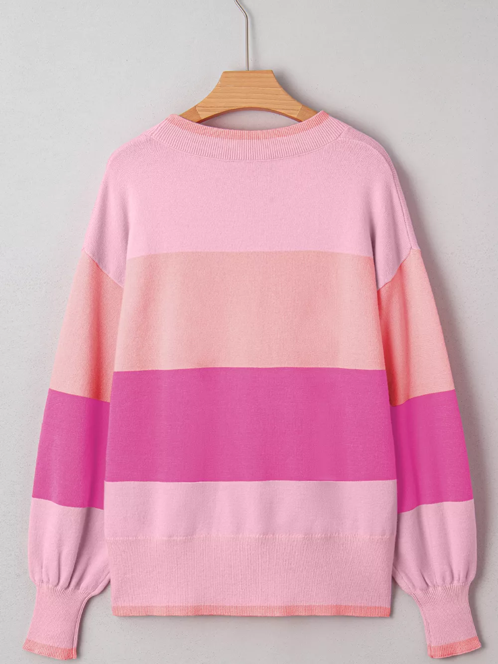Sequined HOLLY JOLLY Color Block Crew Neck Sweater, image 10