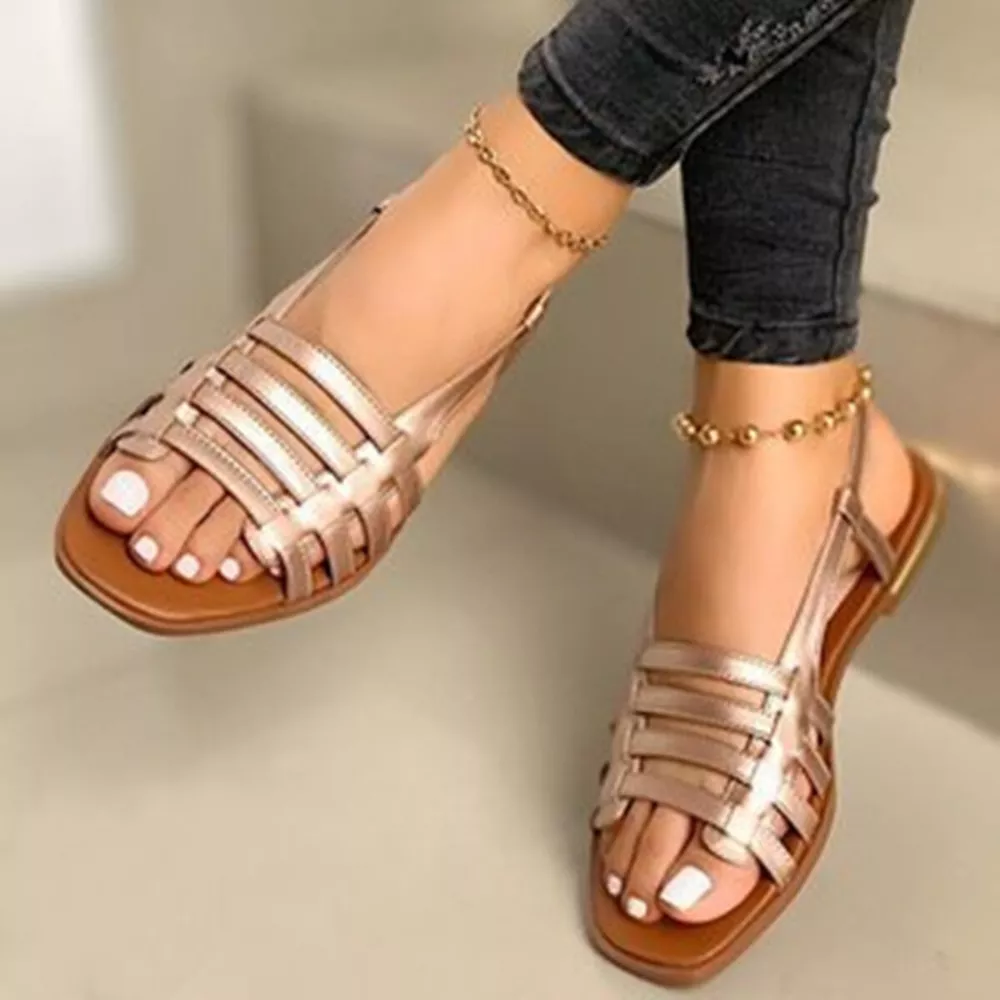 Open Toe Flats Sandals, image 5