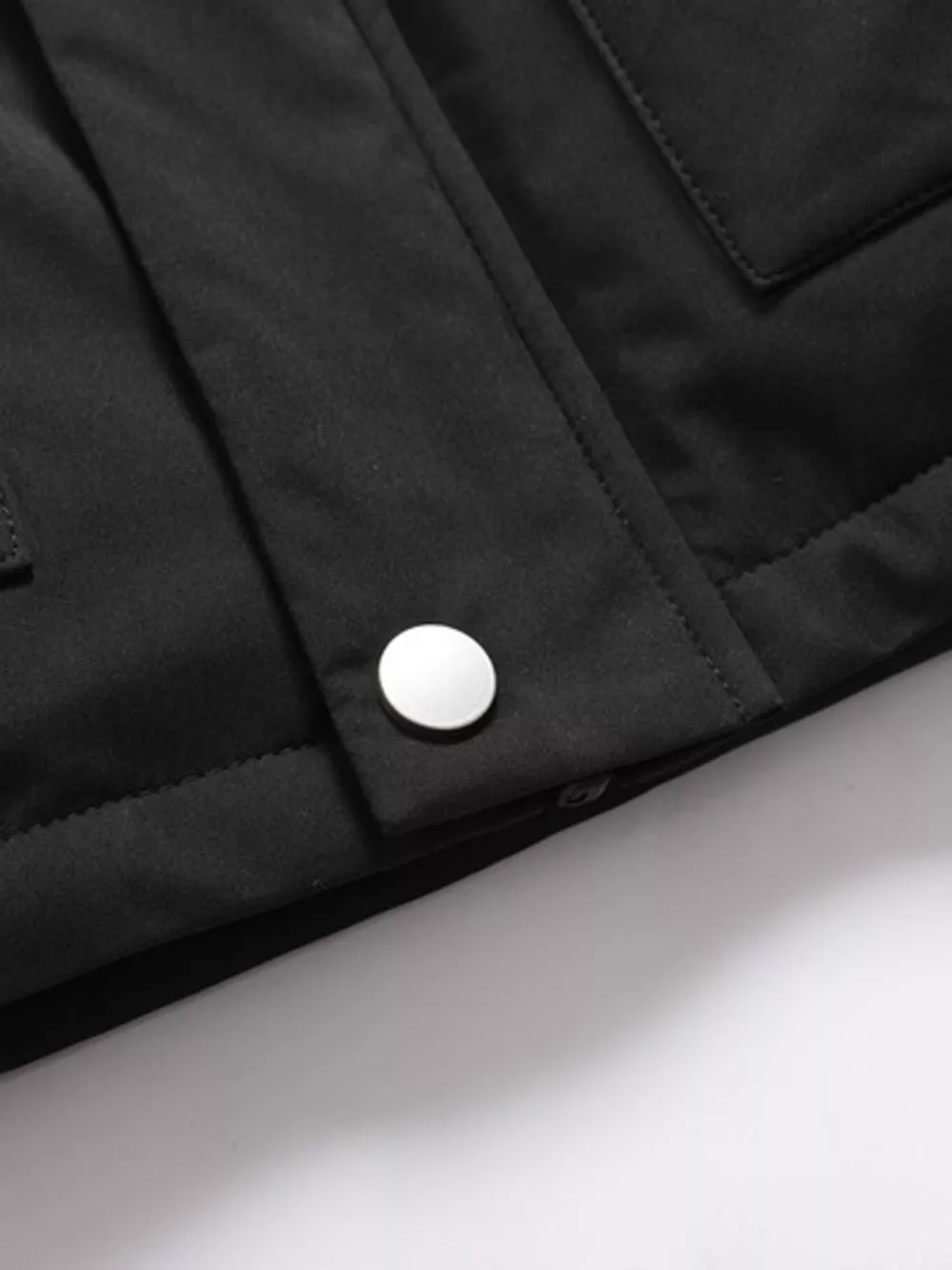 Men's Plus Size Fur Hooded Winter Parka Coat, image 9