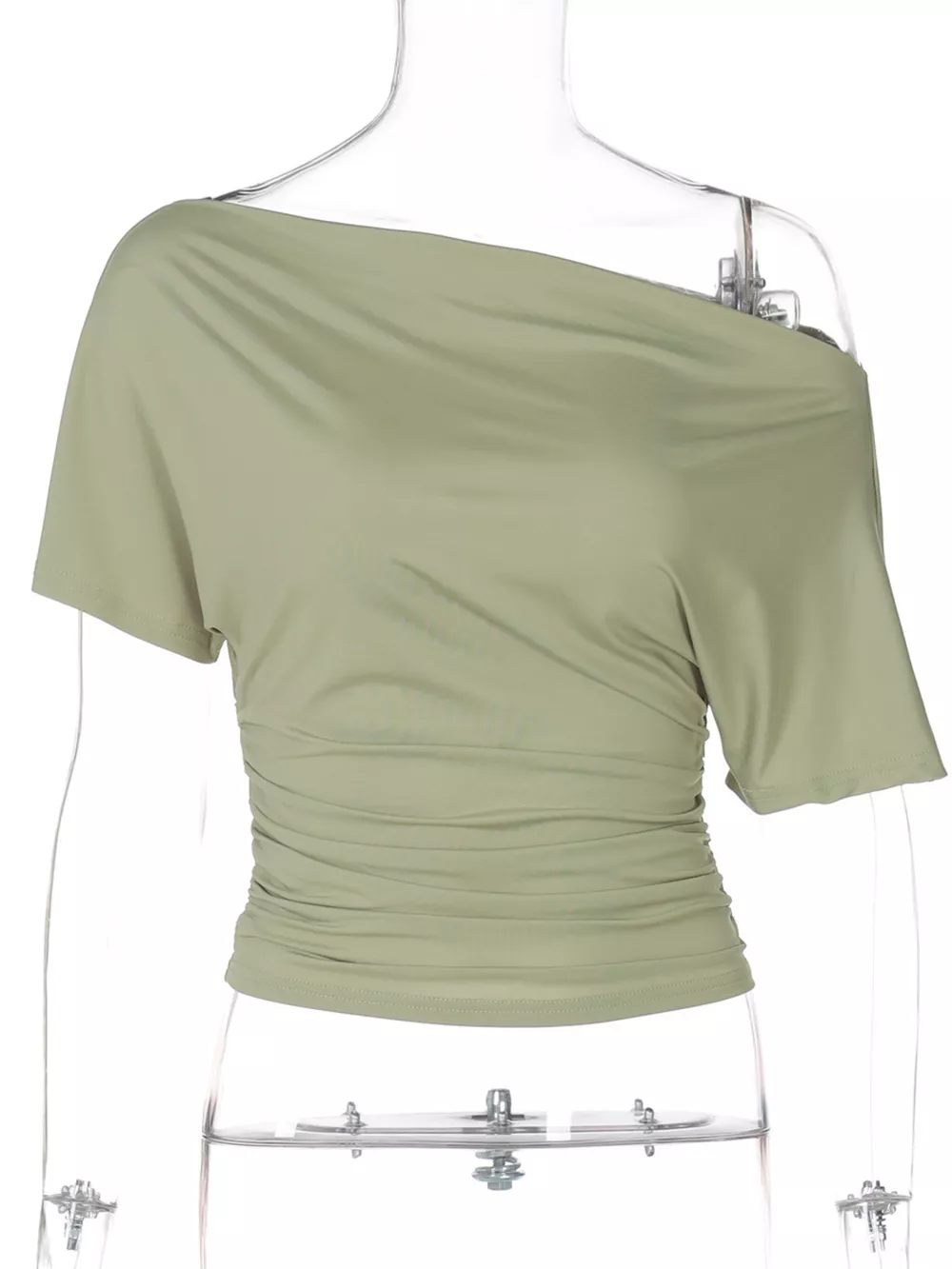 One Shoulder Short Sleeve T-Shirt, image 11