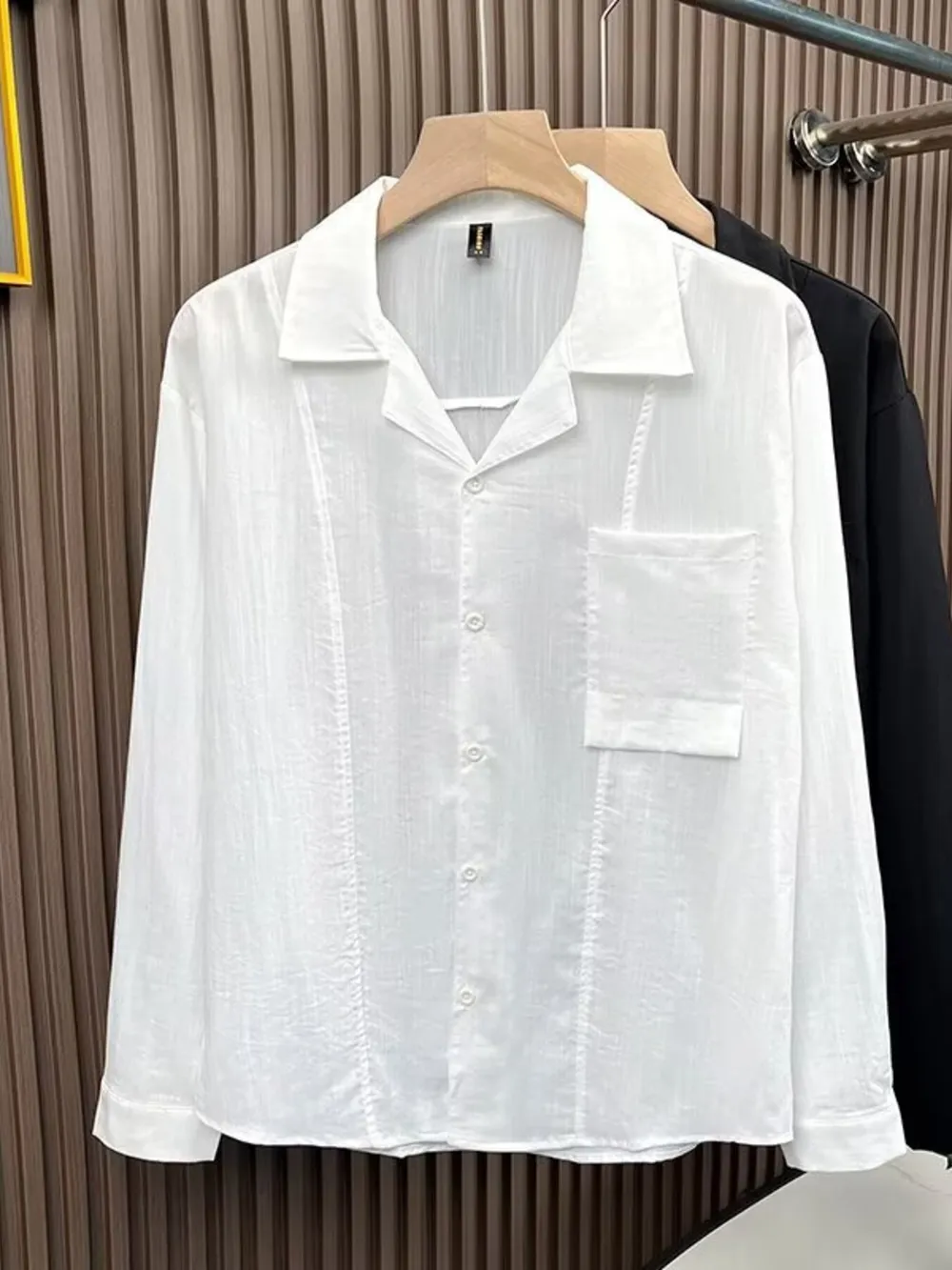 Men's Long Sleeve Button-Down Shirt, image 2