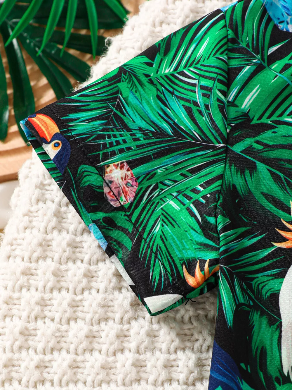 Children's Tropical Print Shirt & Shorts Set, image 5