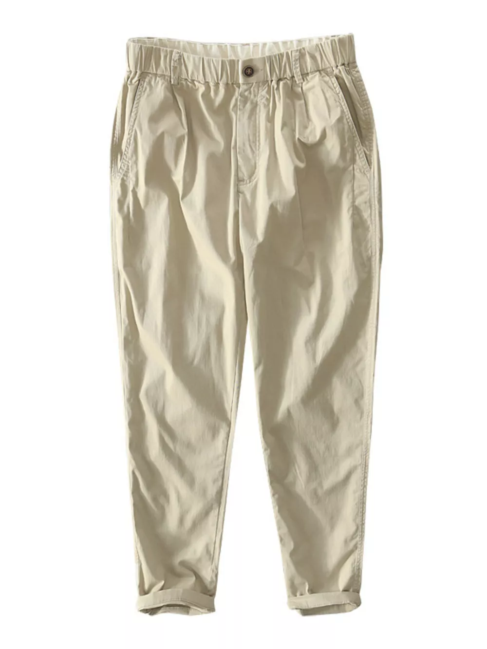 Men's Plus Size Casual Elastic Waist Pants, image 3
