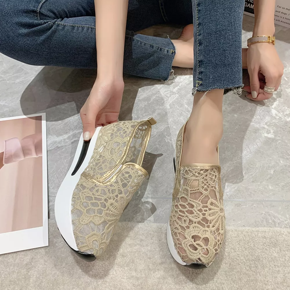 Lace Breathable Platform Slip-On, image 10
