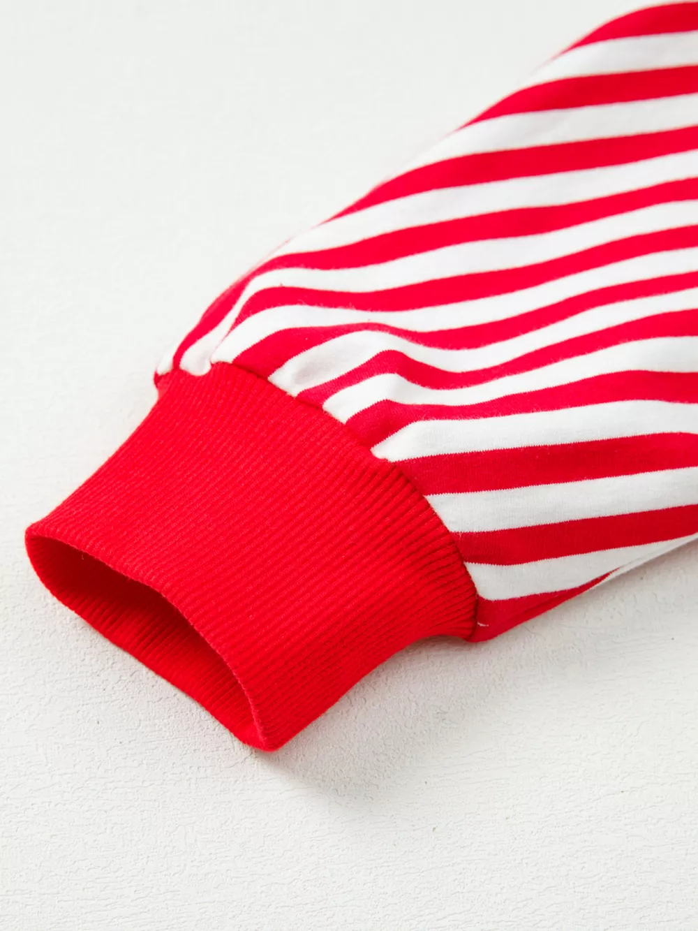 Stripe Exposed Seam Drop Shoulder Casual Top, image 10