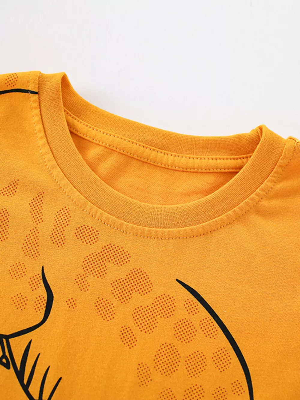 Children's Cartoon Alligator Print Short Sleeve T-Shirt, image 3