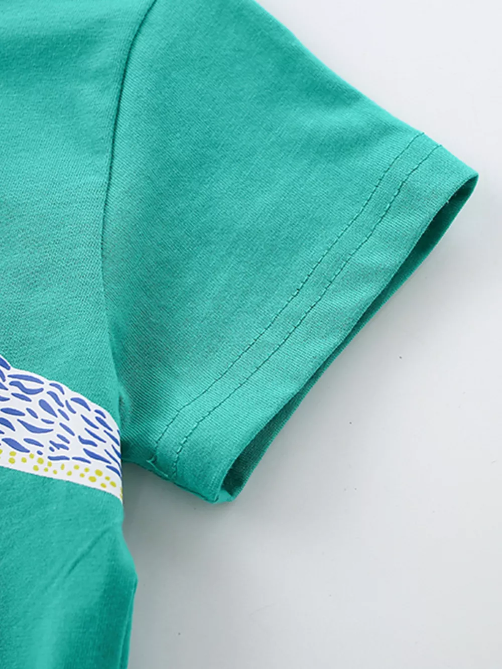Children's Dinosaur Print Crew Neck Short Sleeve T-Shirt, image 5