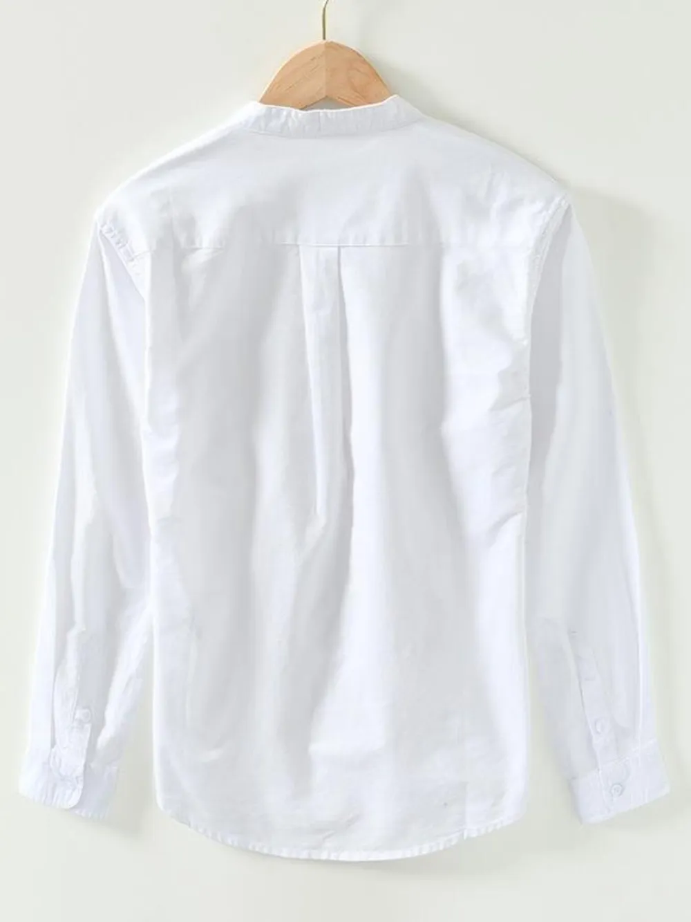 Men's Button Up Long Sleeve Shirt, image 5