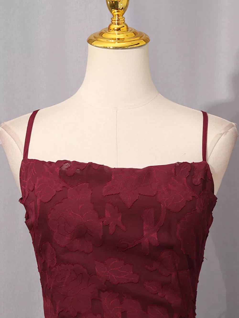 Lace Spaghetti Strap Maxi Dress, image 10