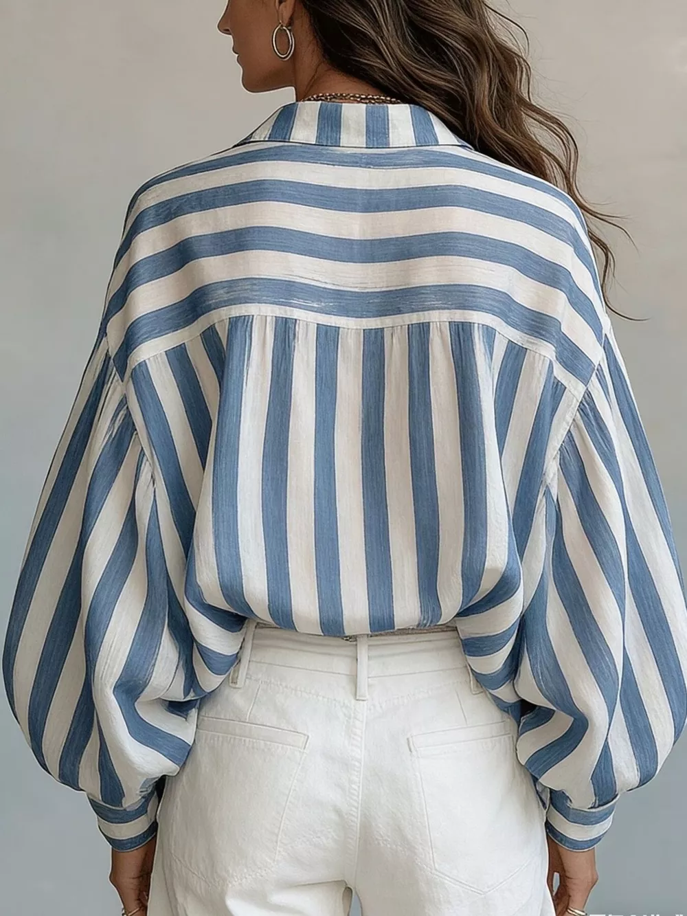 Striped Loose Fit Shirt, image 6