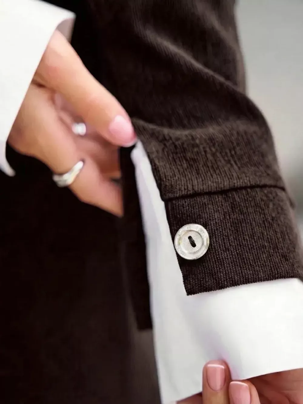 Button Up Cropped Jacket and Mini Skirt Set, image 11