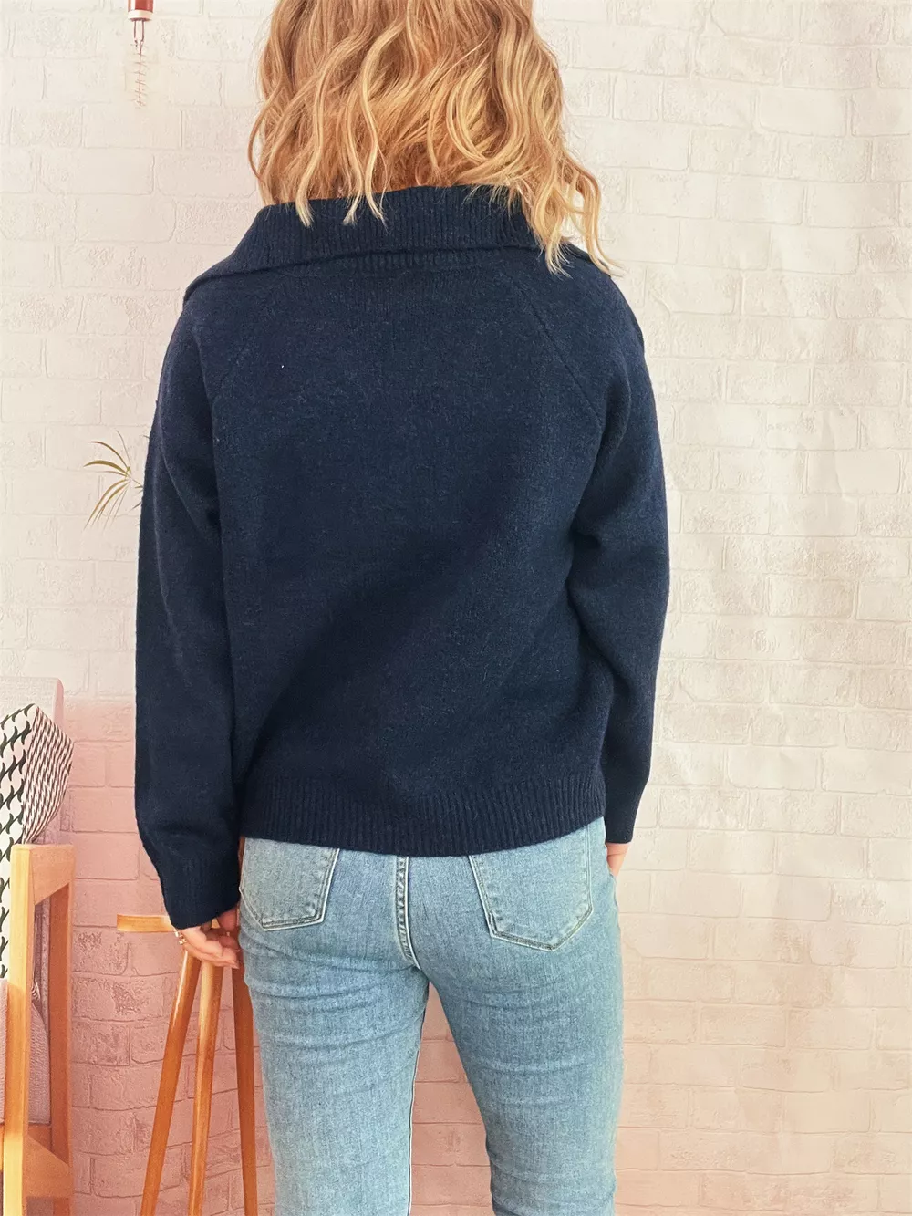 Ribbed Hem Raglan Sleeve Sweater, image 21